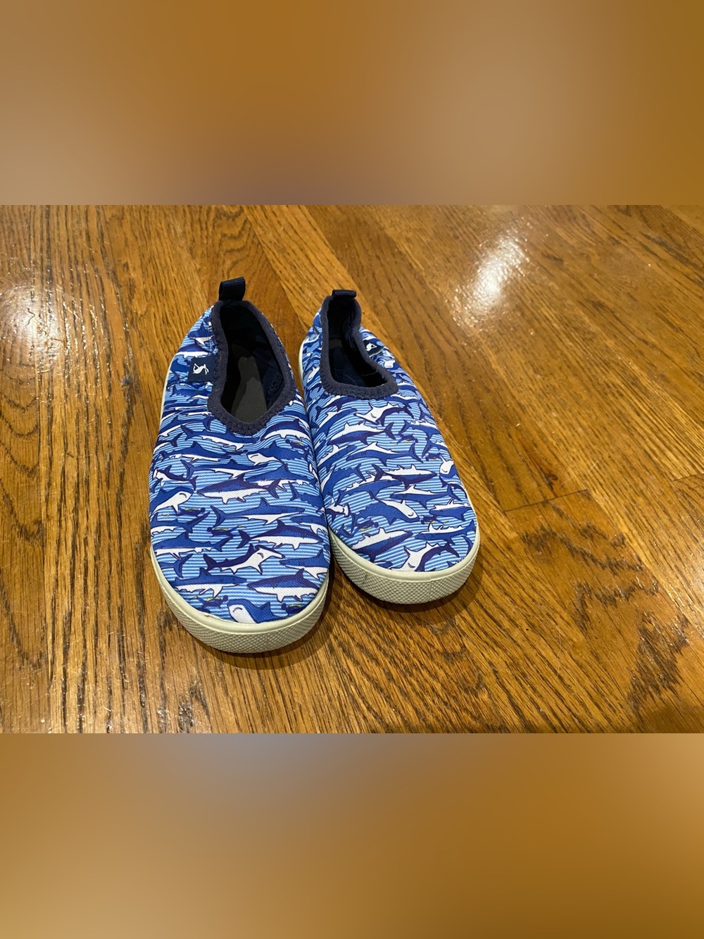 Joules Kids Slip-On Shark Print Water Shoes 12
